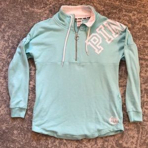 VS Pink Half-zip Pullover